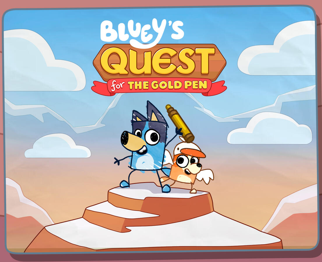 Bluey's Quest for the Gold Pen